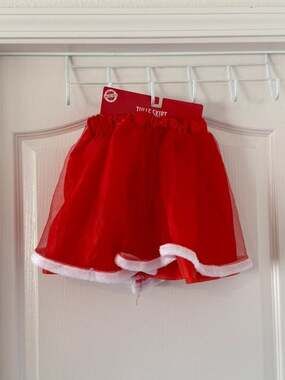 Holiday tulle skirt